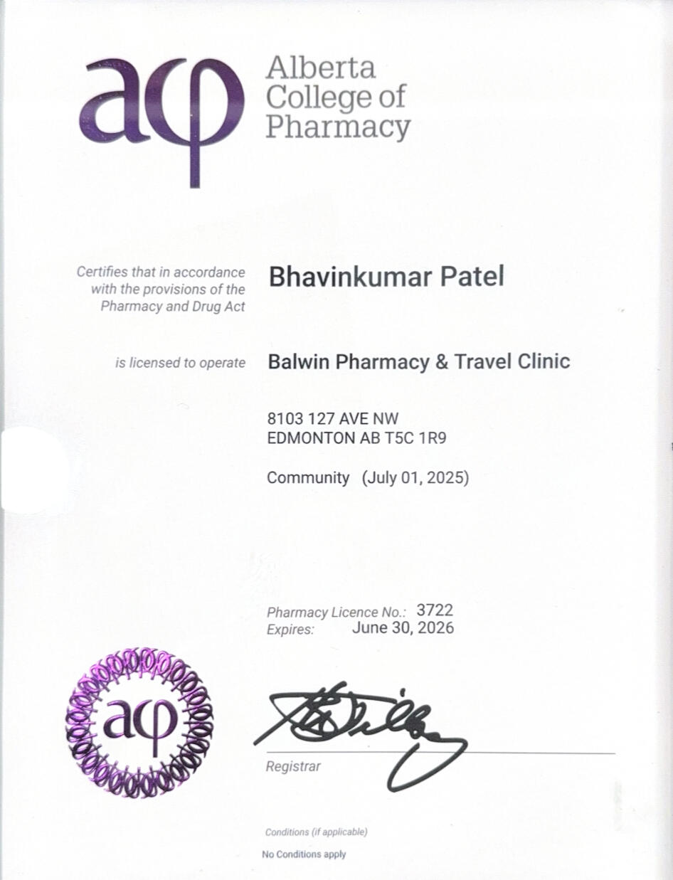 Pharmacy License